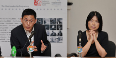 From left: Professor Daniel Chua and Professor Lung Ying-tai. From left: Professor Daniel Chua and Professor Lung Ying-tai.